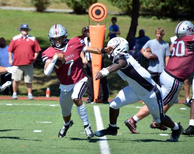 Saint James football opener against Archbishop Curley is a thriller to the finish