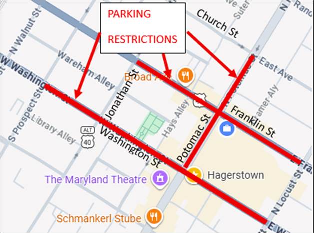 No recycling pickup in Hagerstown, restricted downtown parking